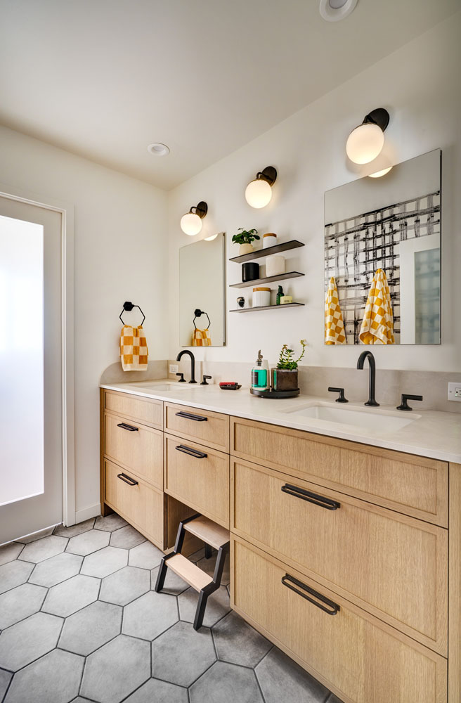 Thorpe Andres Sacramento Arden Park Custom Hall Powder Bathrooms Remodel5